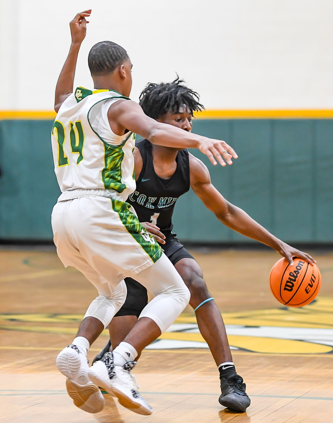 Friday night high school basketball action